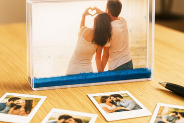 10x15 ışıltılı masaüstü çerçeve