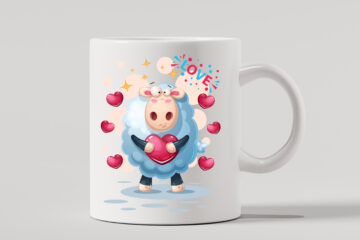 Love Yazılı Kupa Bardak