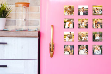 Kare fotoğraf magnet modelleri – kişiye özel tasarım