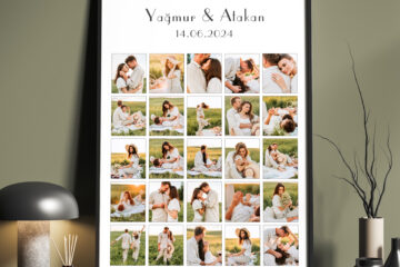 kişiye özel kolaj çerçeve