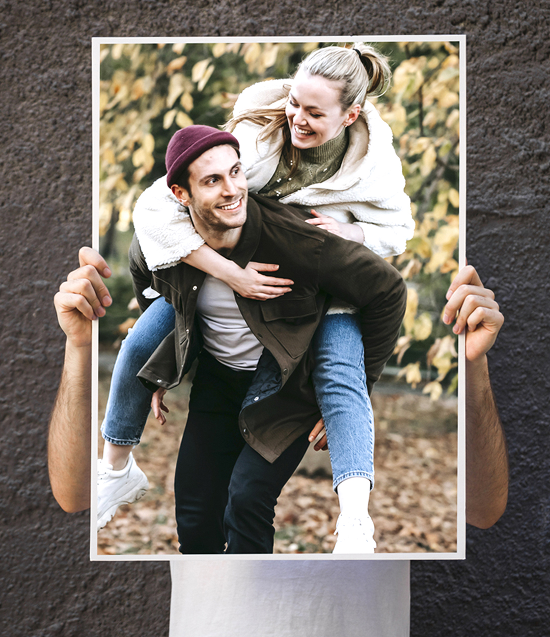 50x70 fotoğraf baskı dekorasyonu